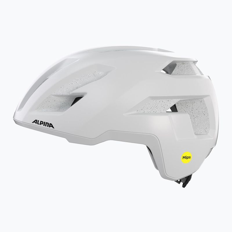 Casco da bici Alpina Taunus Gravel MIPS bianco opaco 4