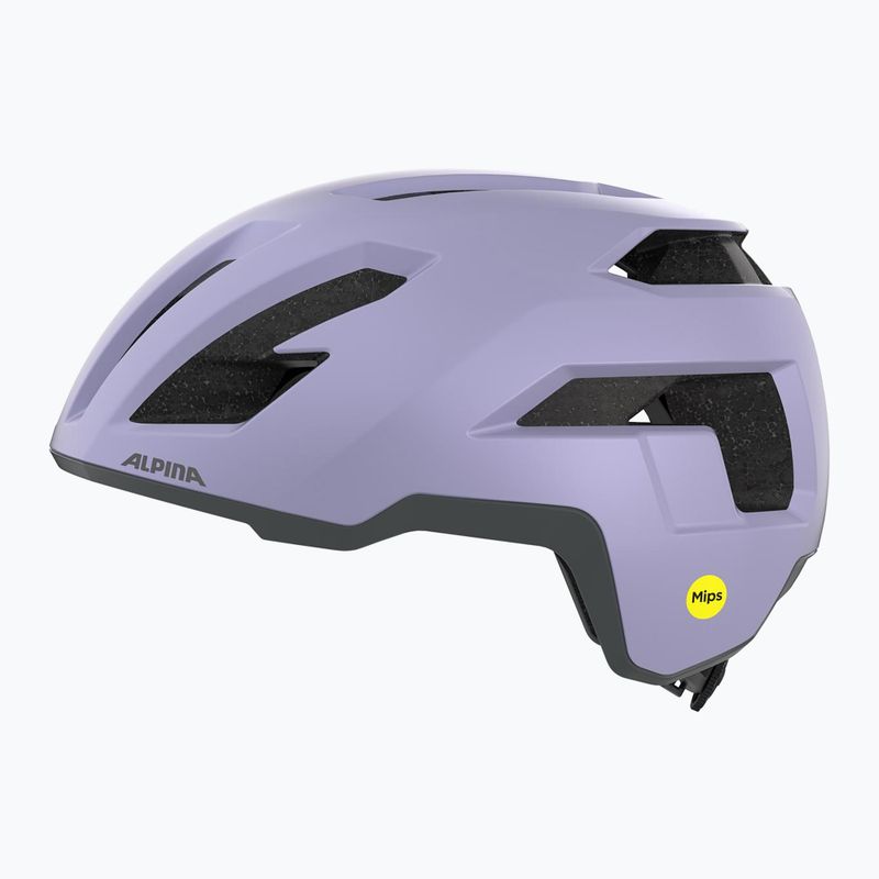 Casco da bici Alpina Taunus Gravel MIPS lilla opaco 4