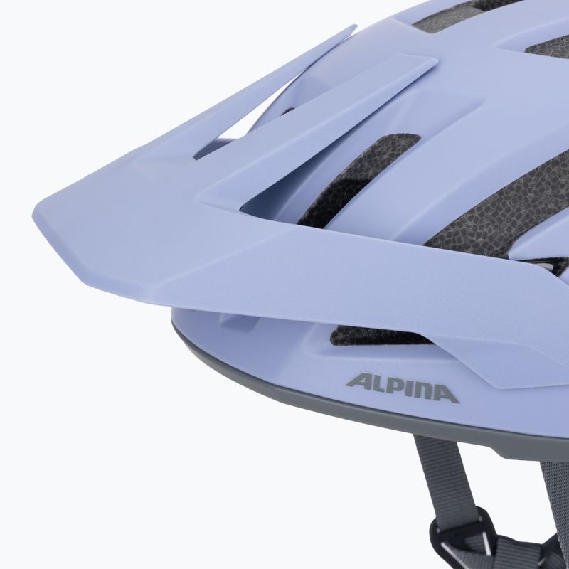 Casco da bici Alpina Taunus lilla opaco 7