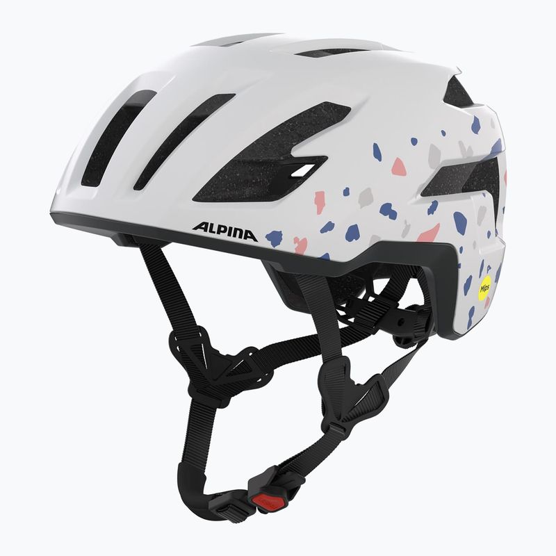 Casco da bici Alpina Taunus Gravel MIPS creme terrazo matt