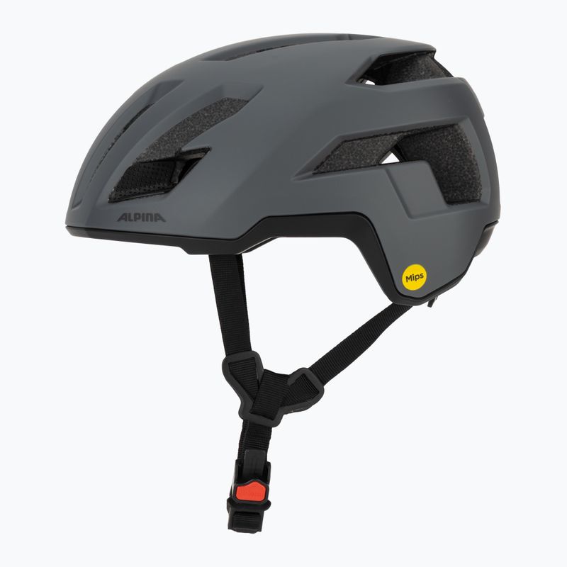 Casco da bici Alpina Taunus Gravel MIPS nero/grigio notte opaco 3