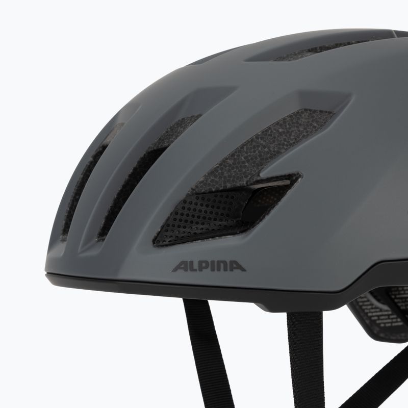Casco da bici Alpina Taunus Gravel MIPS nero/grigio notte opaco 7