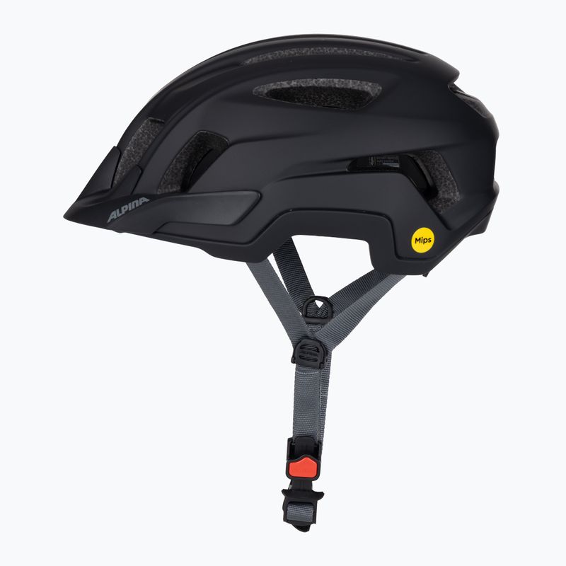 Casco da bici Alpina Paranus MIPS nero/grigio notte opaco 3
