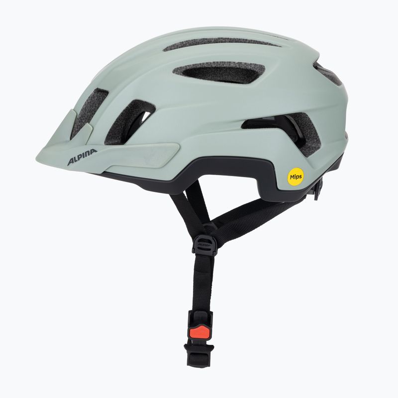 Casco bici Alpina Paranus MIPS verde salice opaco 3