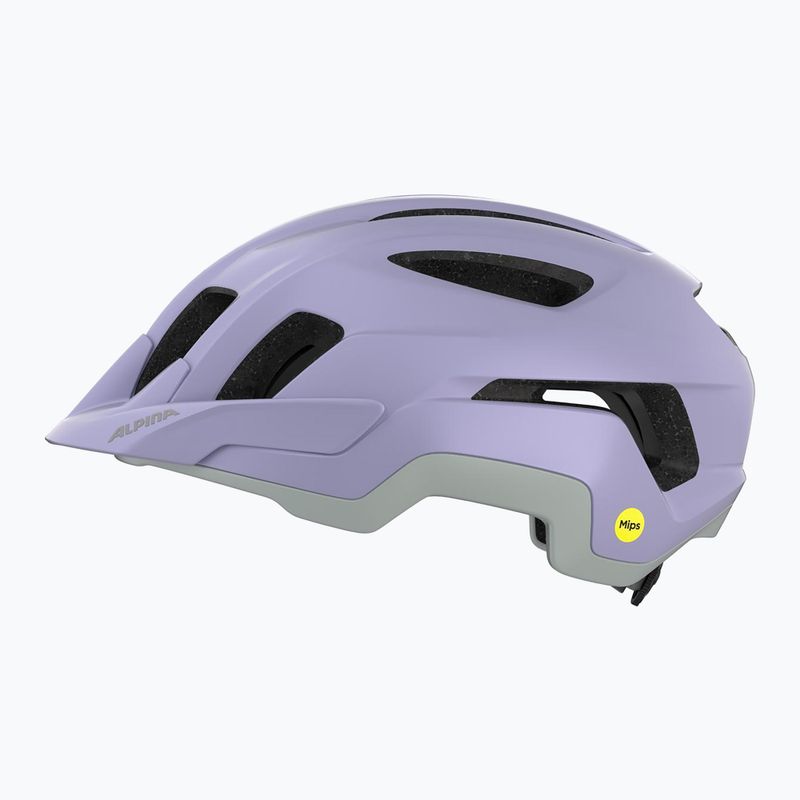 Casco da bici Alpina Paranus MIPS lilla/grigio opaco 4
