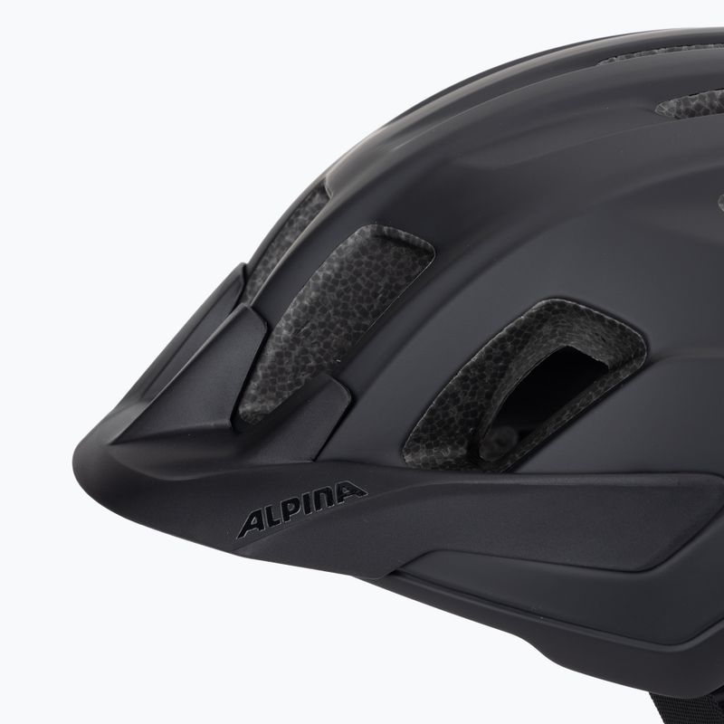 Casco da bici Alpina Paranus nero opaco 7