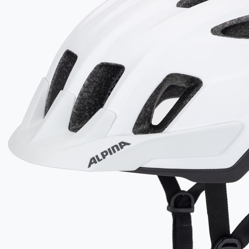 Casco da bici Alpina Paranus bianco opaco 7