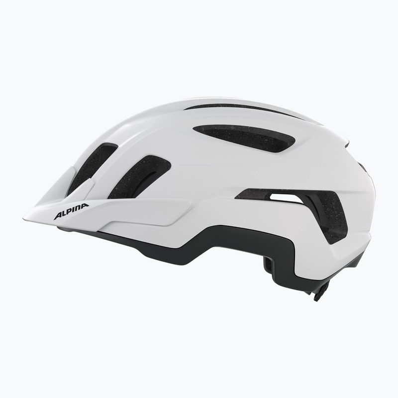 Casco da bici Alpina Paranus bianco opaco 4