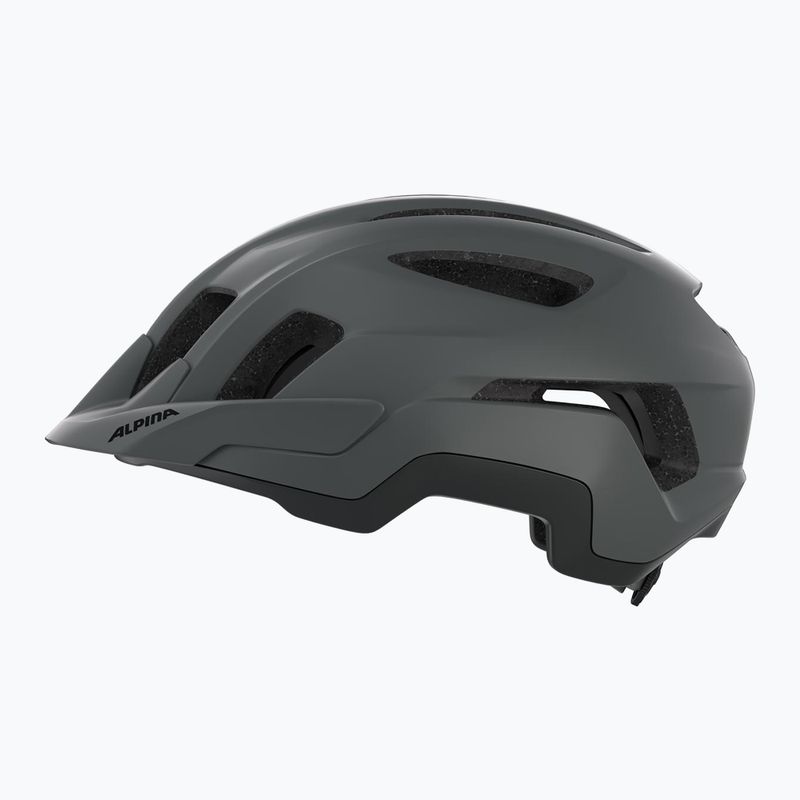 Casco da bici Alpina Paranus grigio notte opaco 4