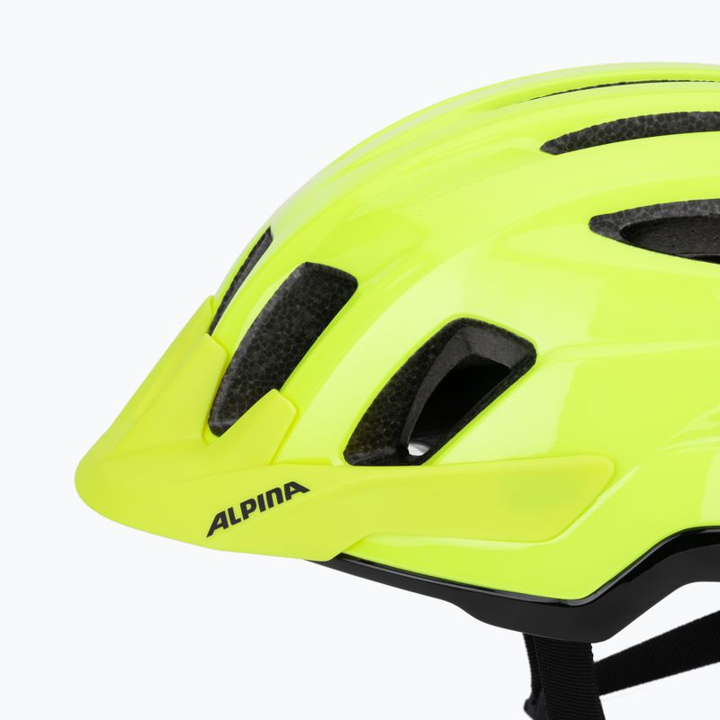 Casco da bici Alpina Paranus essere visibile lucido 7