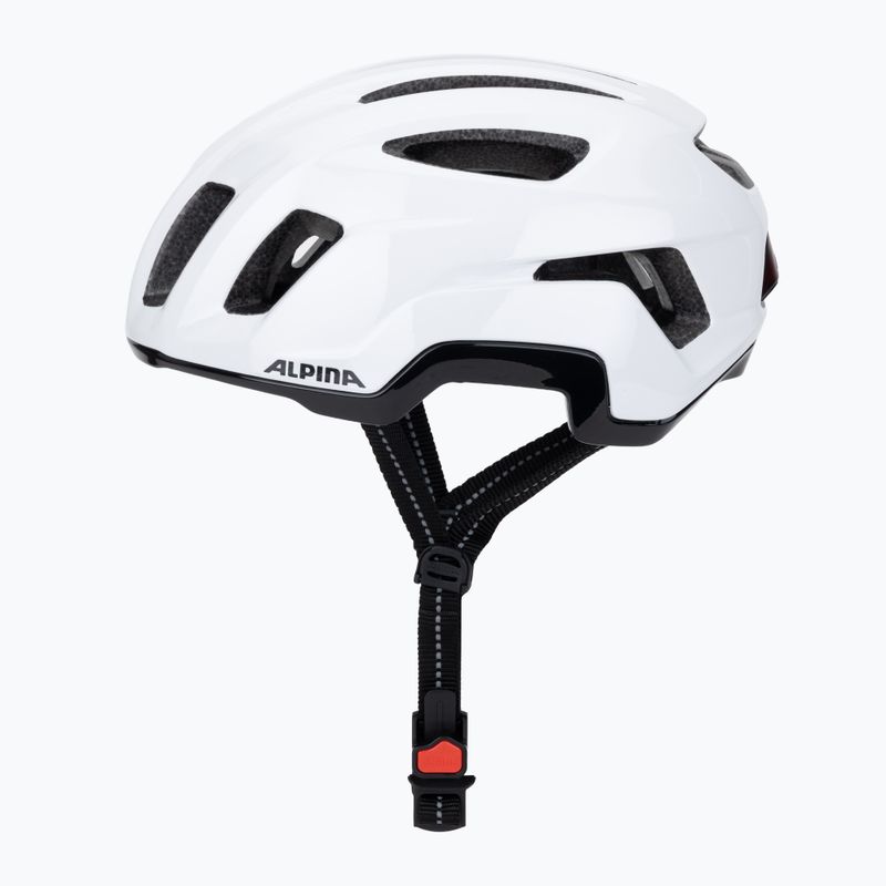 Casco da bici Alpina Paranus Urban bianco lucido 3