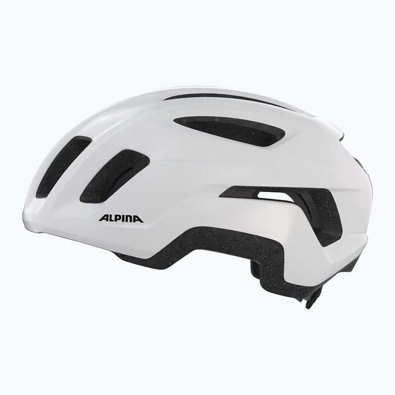 Casco da bici Alpina Paranus Urban bianco lucido 4