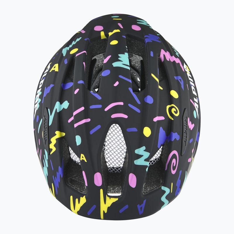 Casco da bici per bambini Alpina Pico black/confetti gloss 3