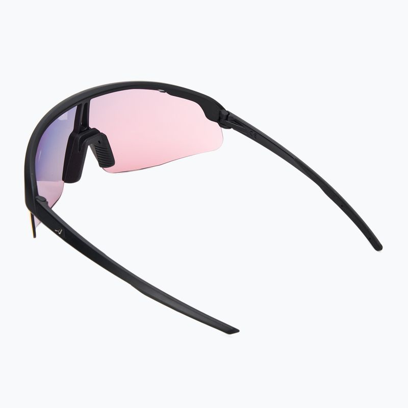 Occhiali da sole Alpina Turbo Pro Q-Lite nero opaco/rosso a specchio 2