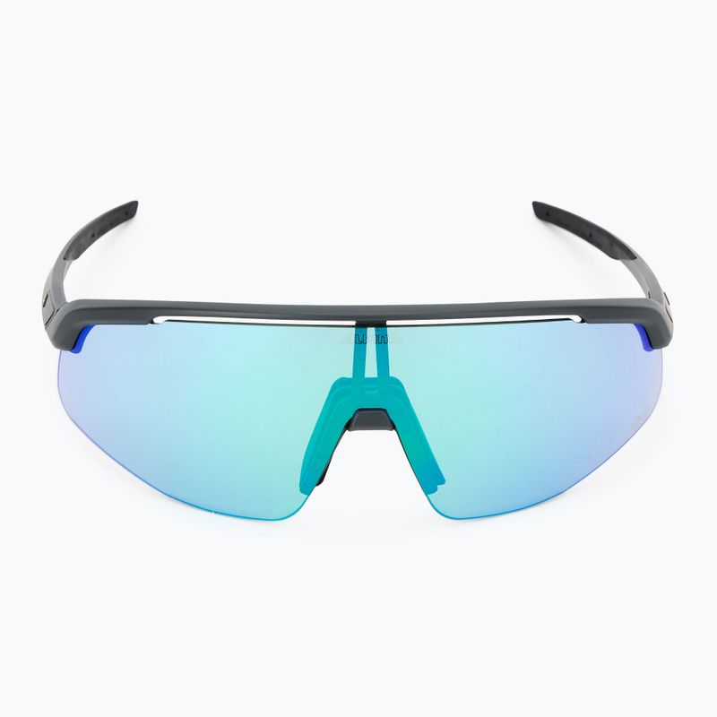 Occhiali da sole Alpina Turbo Pro Q-Lite grigio notte opaco/verde a specchio 3