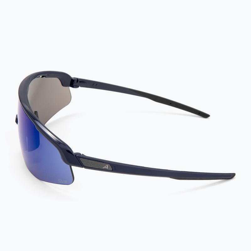 Occhiali da sole Alpina Turbo Pro Q-Lite miracle blu lucido/ blu a specchio 4