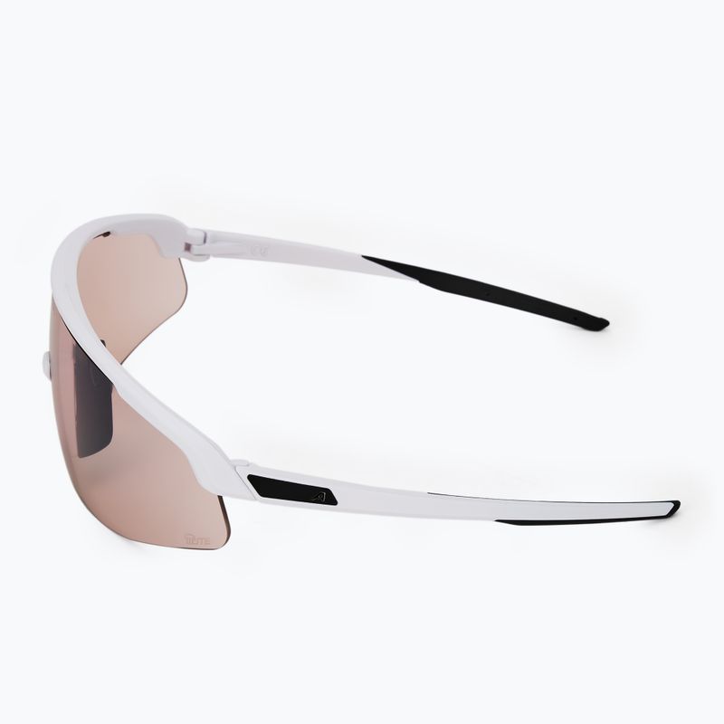 Occhiali da sole Alpina Turbo Pro Q-Lite bianco opaco/rosa a specchio 4