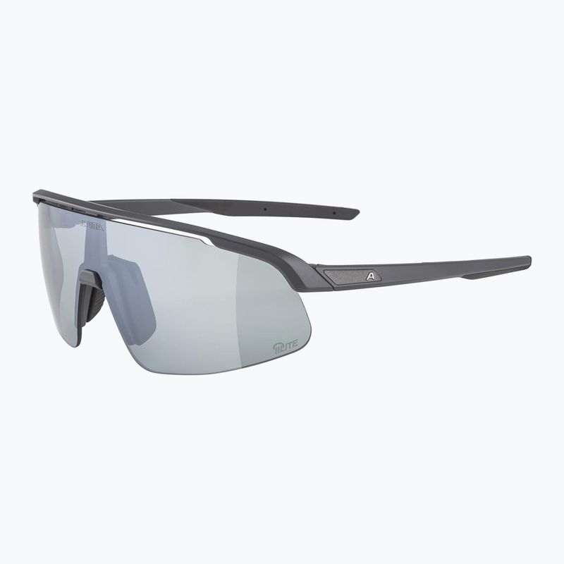 Occhiali da sole Alpina Turbo Pro S Q-Lite grigio notte opaco/argento a specchio 5