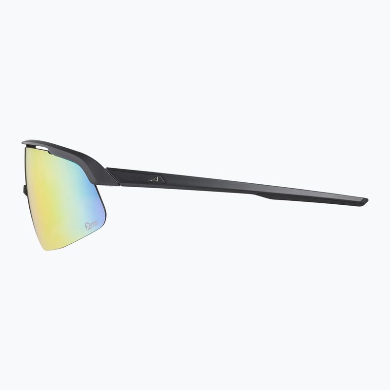 Occhiali da sole Alpina Turbo Pro S Q-Lite nero metallizzato opaco/rosa a specchio 7
