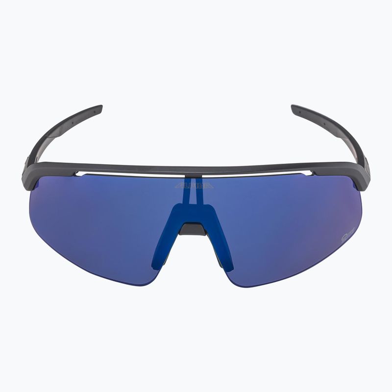 Occhiali da sole Alpina Turbo Pro S Q-Lite nero opaco/blu a specchio 6