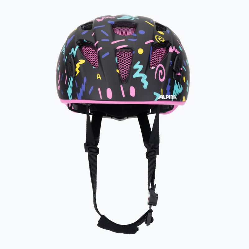 Casco da bici per bambini Alpina Ximo Flash nero coriandoli opaco 2