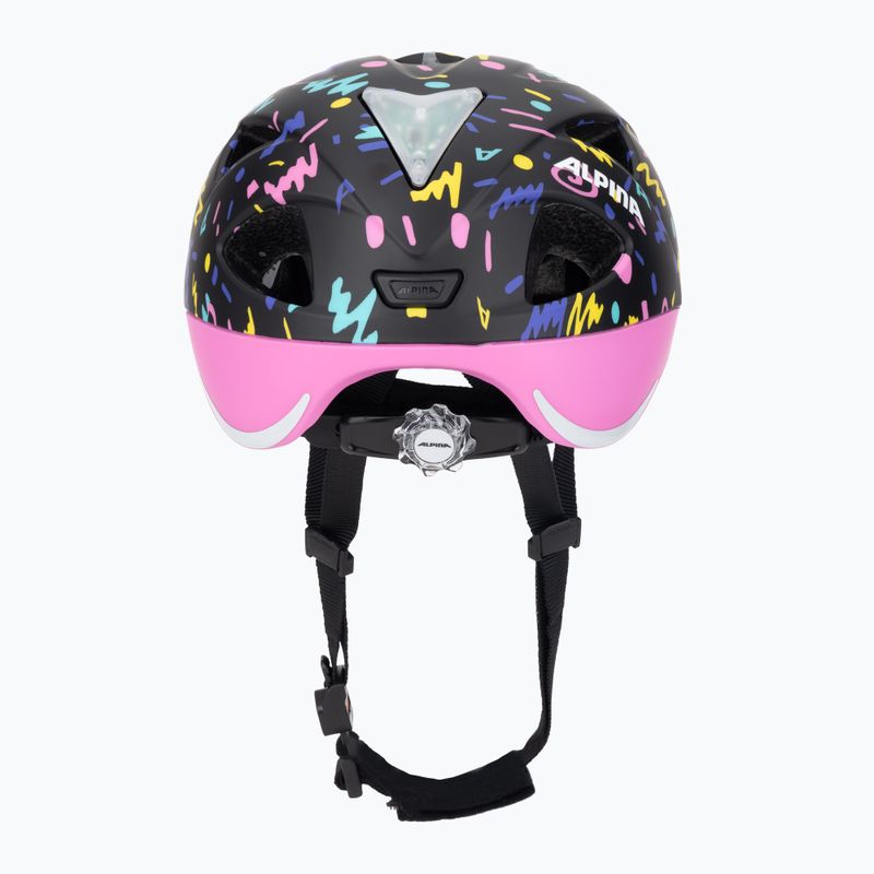 Casco da bici per bambini Alpina Ximo Flash nero coriandoli opaco 4