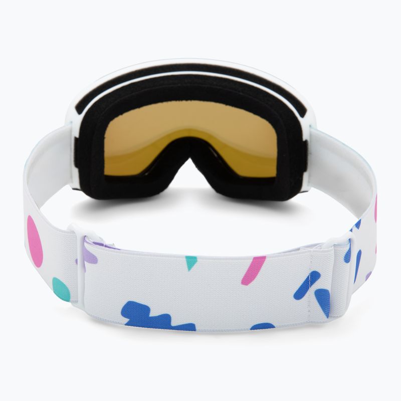 Maschera da sci per bambini Alpina Fernie Q-Lite white/confetti matt 3