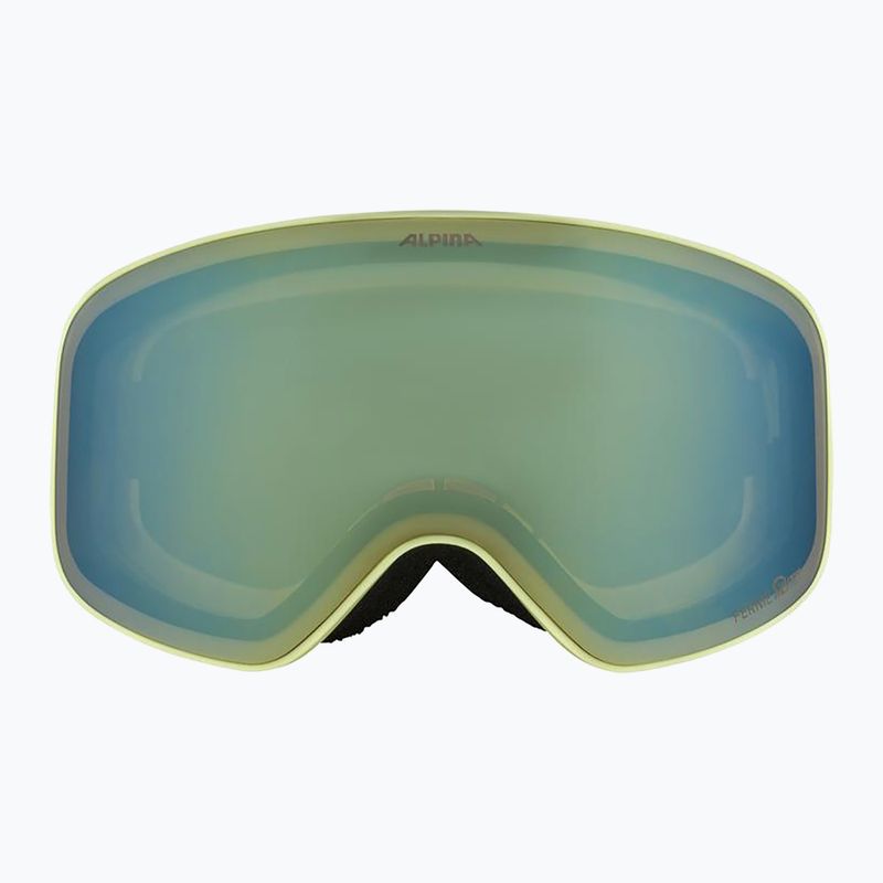 Maschera da sci per bambini Alpina Fernie Q-Lite sunny/lime matt 2