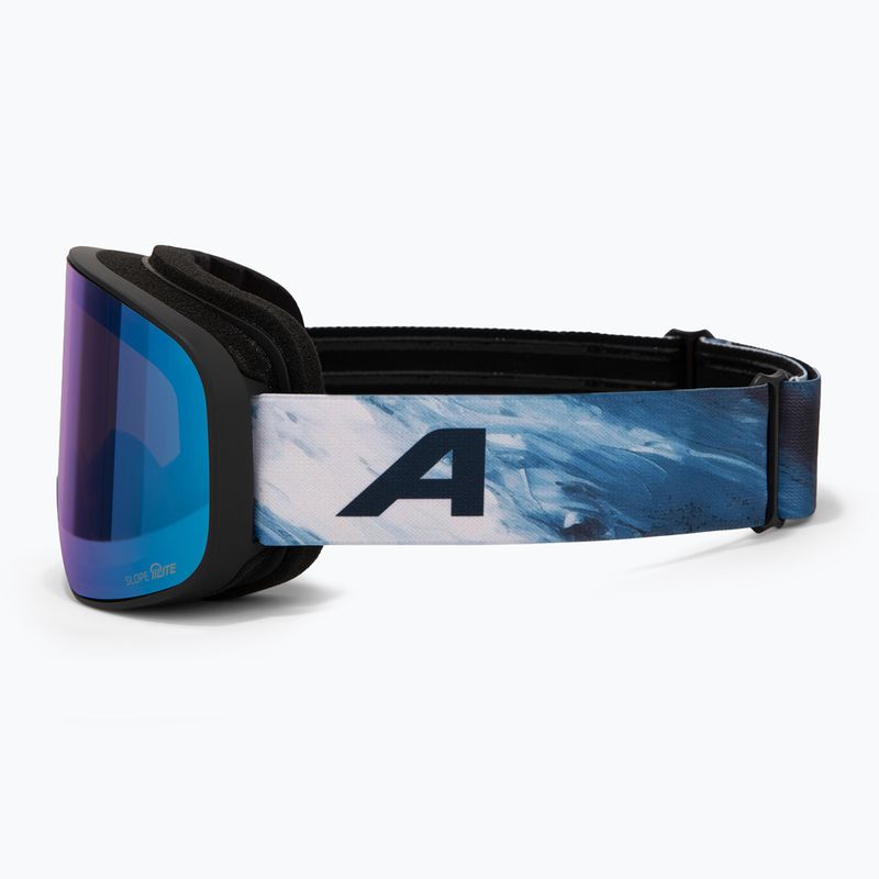 Maschera da sci Alpina Slope Q-Lite black/blue matt/blue 4