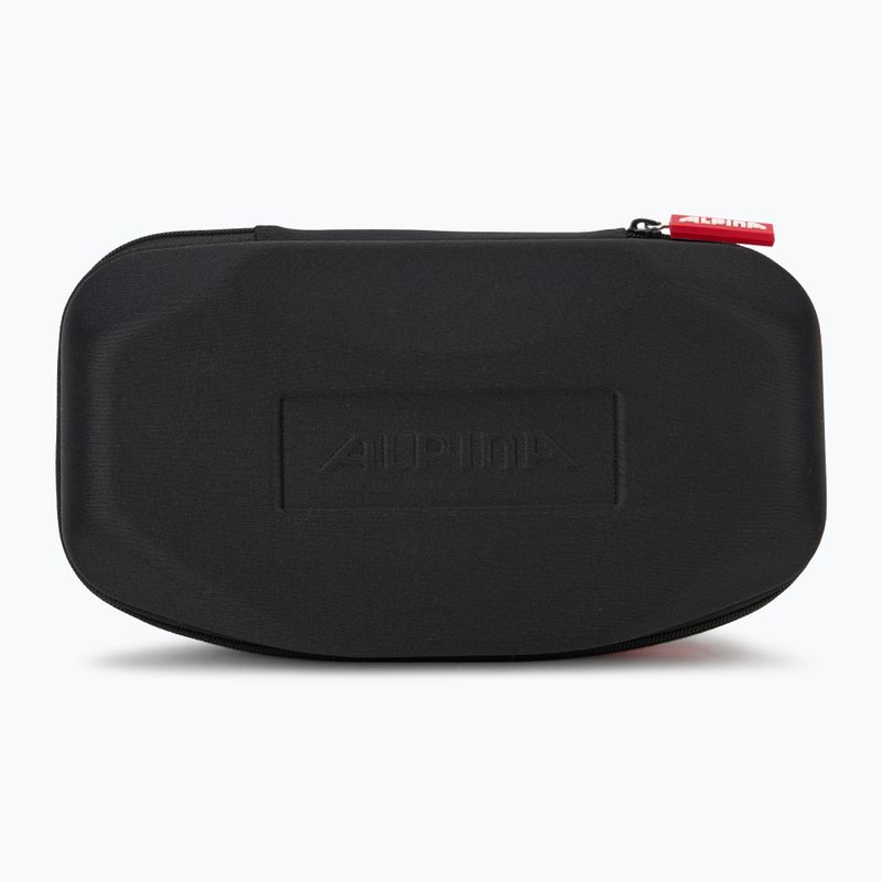 Maschera da sci Alpina Falera Mag Q-Lite matt black/red/pink 6