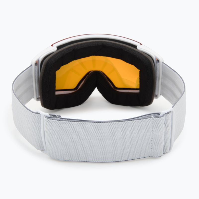 Maschera da sci Alpina Falera Mag Q-Lite white matt/red/pink 4