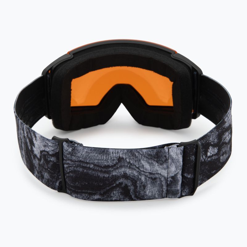 Maschera da sci Alpina Falera Mag Q-Lite black/glacier matt/silver/pink 4