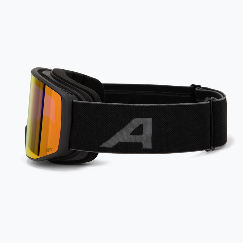 Maschera da sci Alpina Venet Q-Lite black matt/red 4