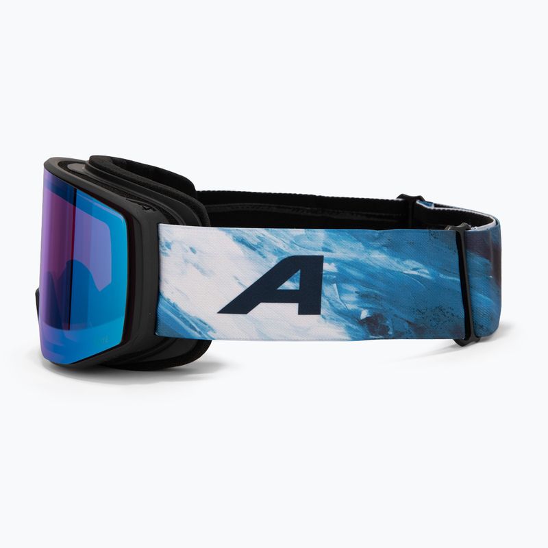 Maschera da sci Alpina Venet Q-Lite black/matt blue/blue 4