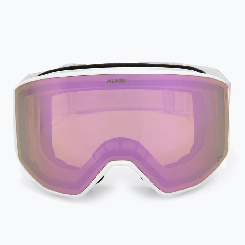 Maschera da sci Alpina Venet Q-Lite white/rose matt/rose 2