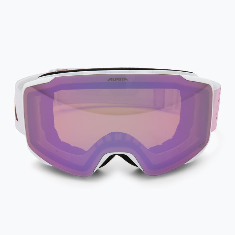 Maschera da sci Alpina Taos Q-Lite white/rose matt/rose 2