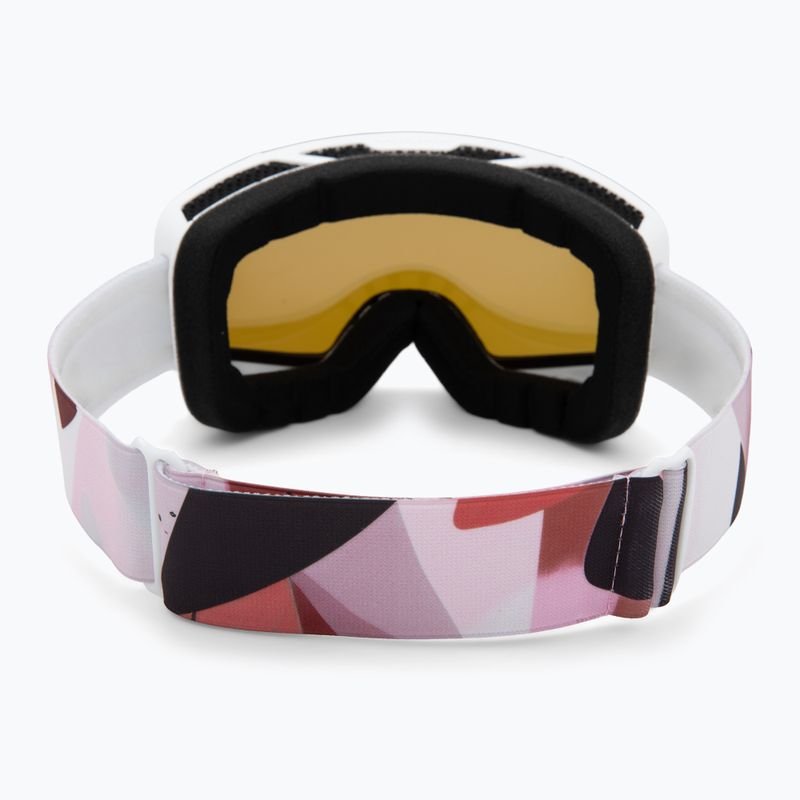 Maschera da sci Alpina Taos Q-Lite white/rose matt/rose 3