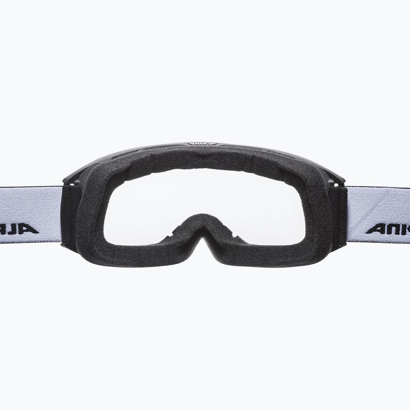 Maschera da sci Alpina Nakiska black matte/clear 3