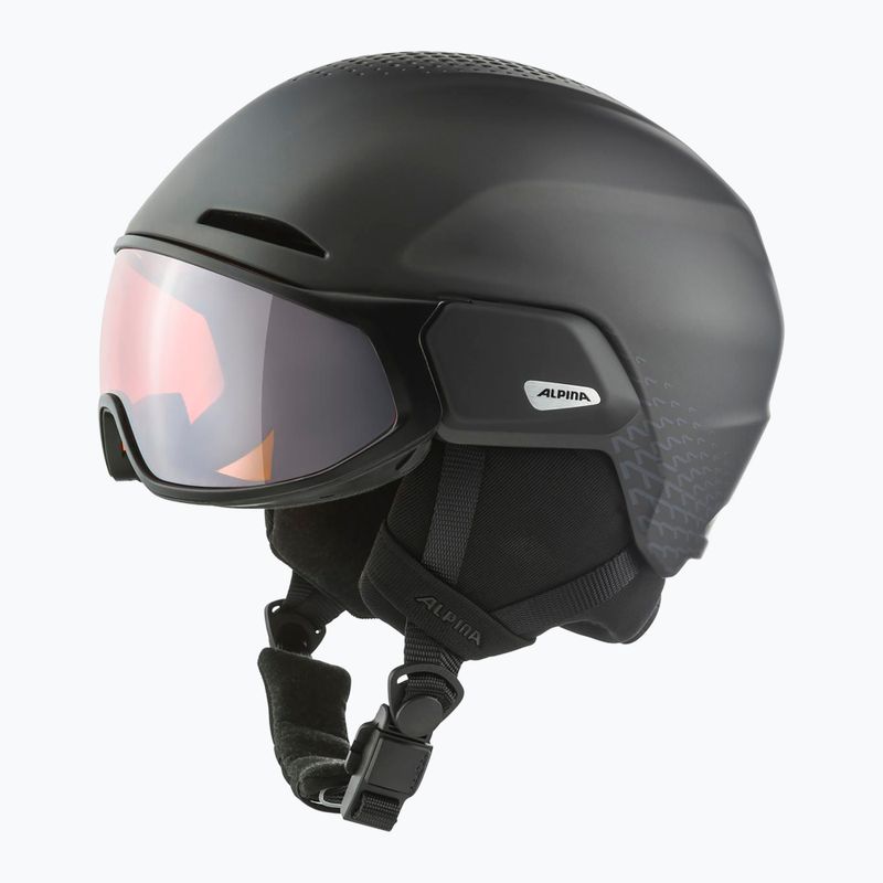 Casco da sci Alpina Oro QV Mips charcoal metallic