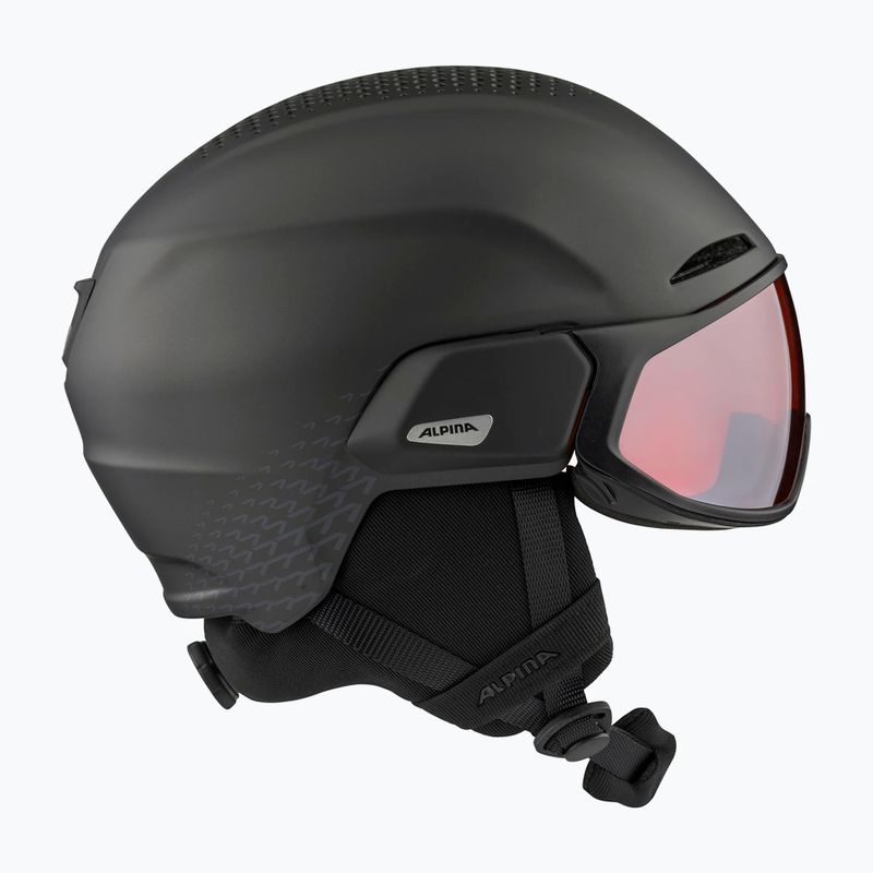 Casco da sci Alpina Oro QV Mips charcoal metallic 2