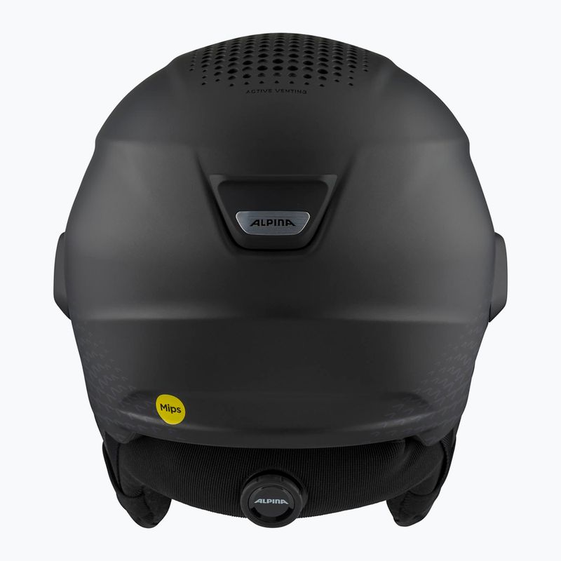 Casco da sci Alpina Oro QV Mips charcoal metallic 4