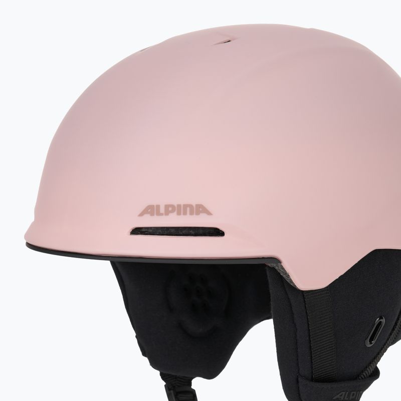 Casco da sci Alpina Brix smoke rose matt 7