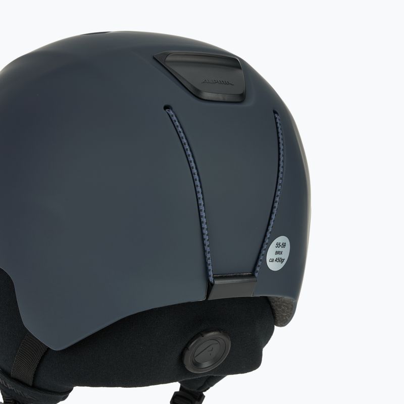 Casco da sci Alpina Brix Midnight Blue Matt 8