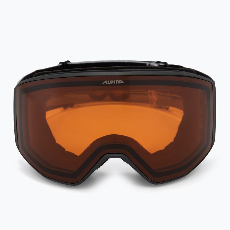 Maschera da sci Alpina Venet black/glacier matt/orange 2