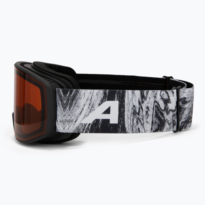 Maschera da sci Alpina Venet black/glacier matt/orange 4