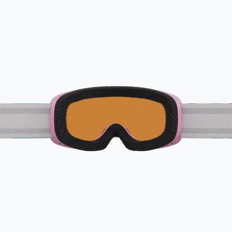 Maschera da sci per bambini Alpina Piney 2.0 pink matt/orange 6