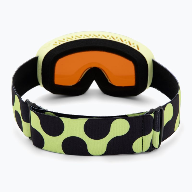 Maschera da sci per bambini Alpina Piney 2.0 sunny/lime matt/orange 3