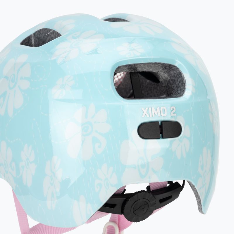 Casco da bici per bambini Alpina Ximo 2 Jr aqua rose flower gloss 7