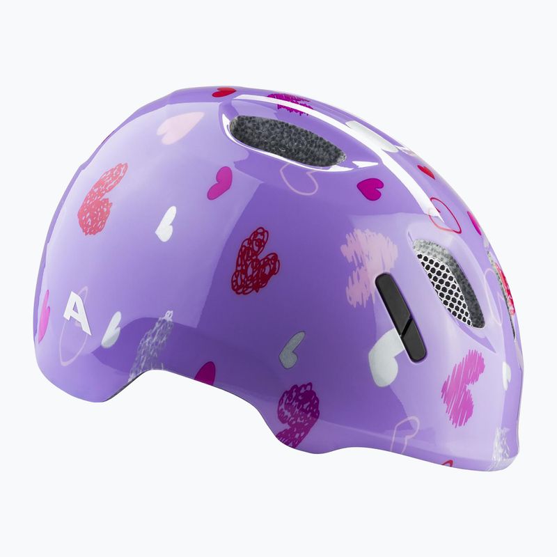 Casco da bici per bambini Alpina Ximo 2 Jr purple hearts gloss 3