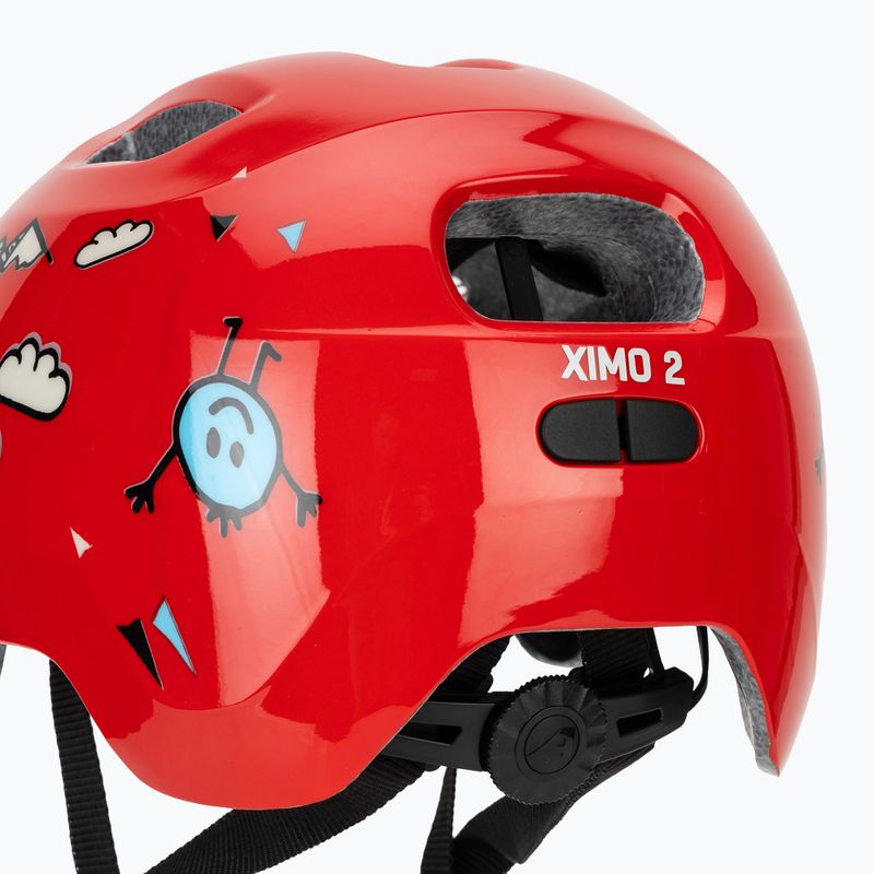 Casco da bici per bambini Alpina Ximo 2 Jr red smile gloss 7